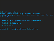 Tablet Screenshot of kea.nu