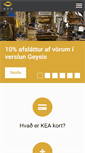 Mobile Screenshot of kea.is
